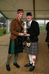 Beeston's Pipe Major collecting trophy